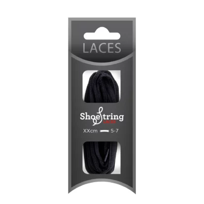 Black Oval Sport Laces