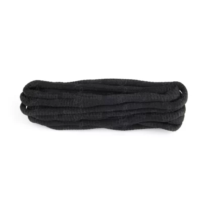 Black 114cm Knobbly firm knot Laces