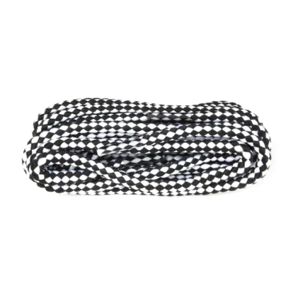 Hiking Black/White Diamond Laces - 150cm