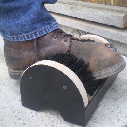 Worksite Boot Scrubber & Scraper, Removes Mud