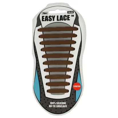 Brown Easy Laces - Adults