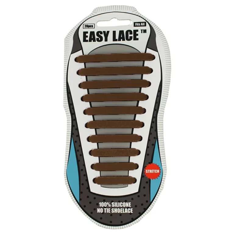 Brown Easy Laces – Adults