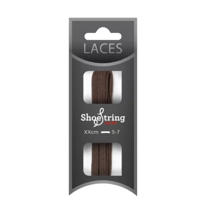 Brown Flat 5mm Laces