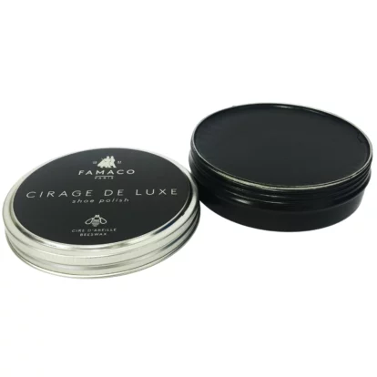 Famaco Leather Tin Polish 100ml - Black