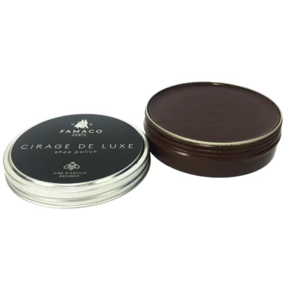 Famaco Leather Tin Polish 100ml - Medium Brown