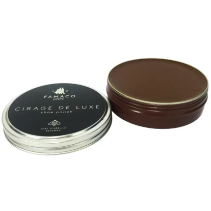 Famaco Leather Tin Polish 100ml - Light Brown