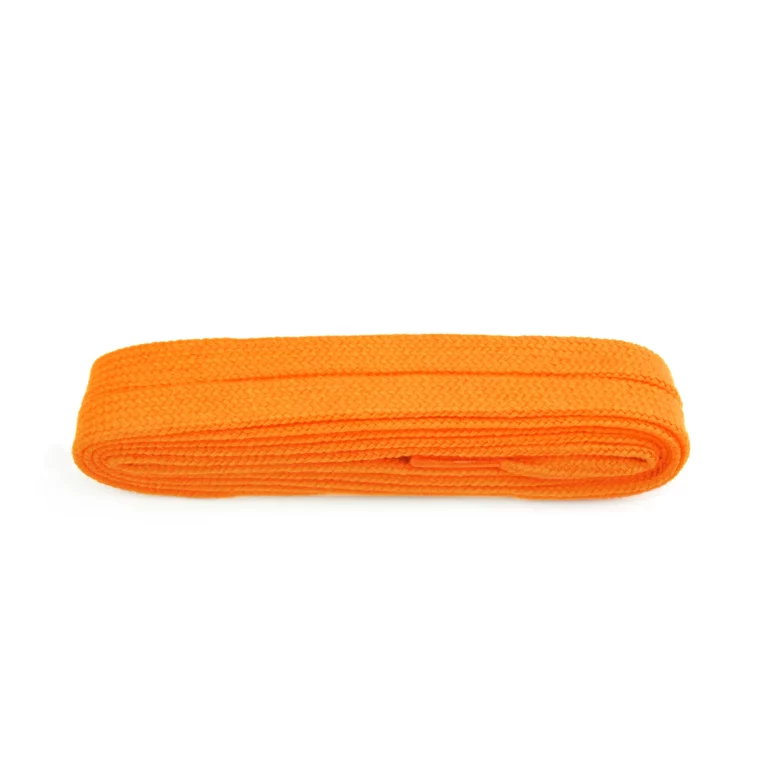 Flo Orange Flat Laces