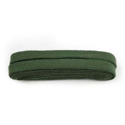 Green 100cm Flat Laces 9mm