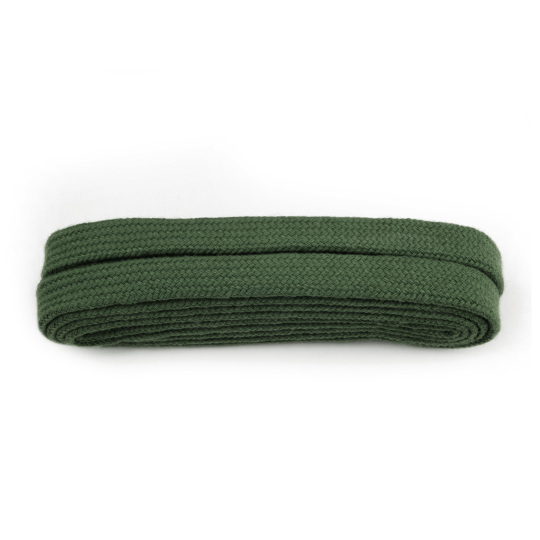 Green 100cm Flat Laces 9mm