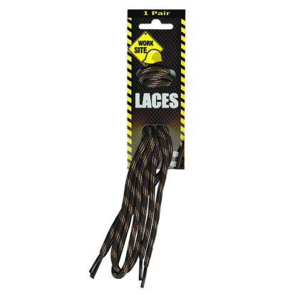 Worksite Multi Browns Laces Heavy Cord 150cm