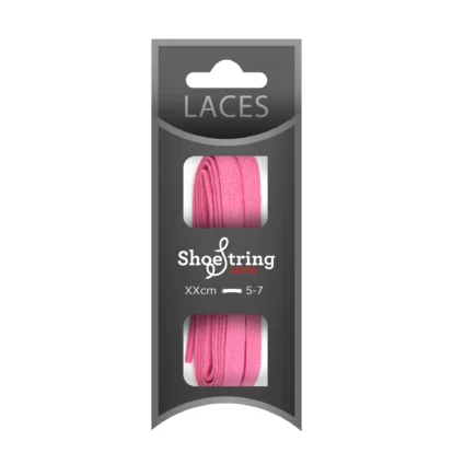 Hot Pink 75cm Flat Laces