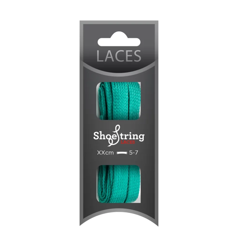 Jade Green 140cm Block Laces