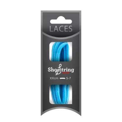 Light Blue Oval Sport Laces –  114cm