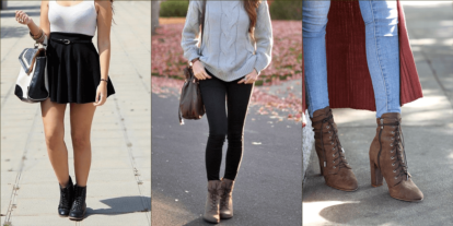 How to Style Women’s Lace-Up Boots with Dresses, Jeans, and More