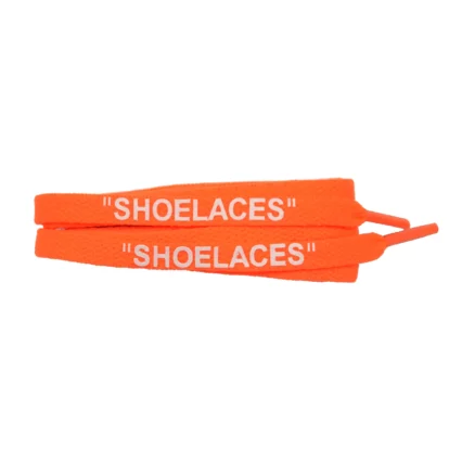 Orange shoelaces clearance