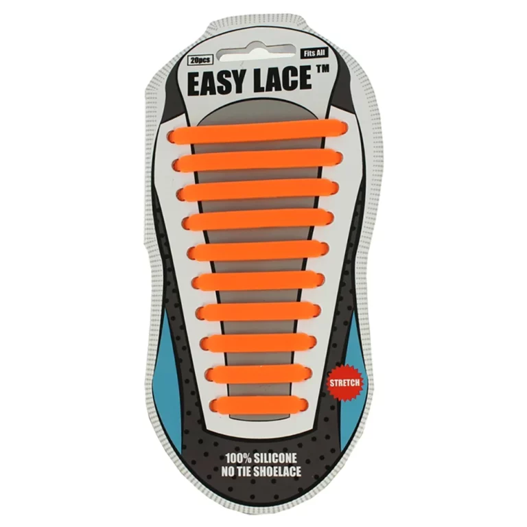 Orange Easy Laces – Adults