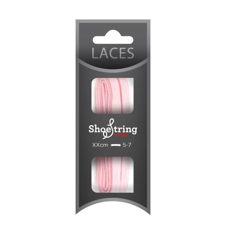 Pastel Pink Flat Laces – 100cm