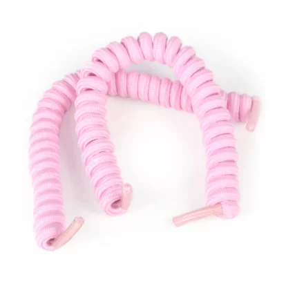 Vizi Coil Baby Pink Self-Tying Elastic Laces