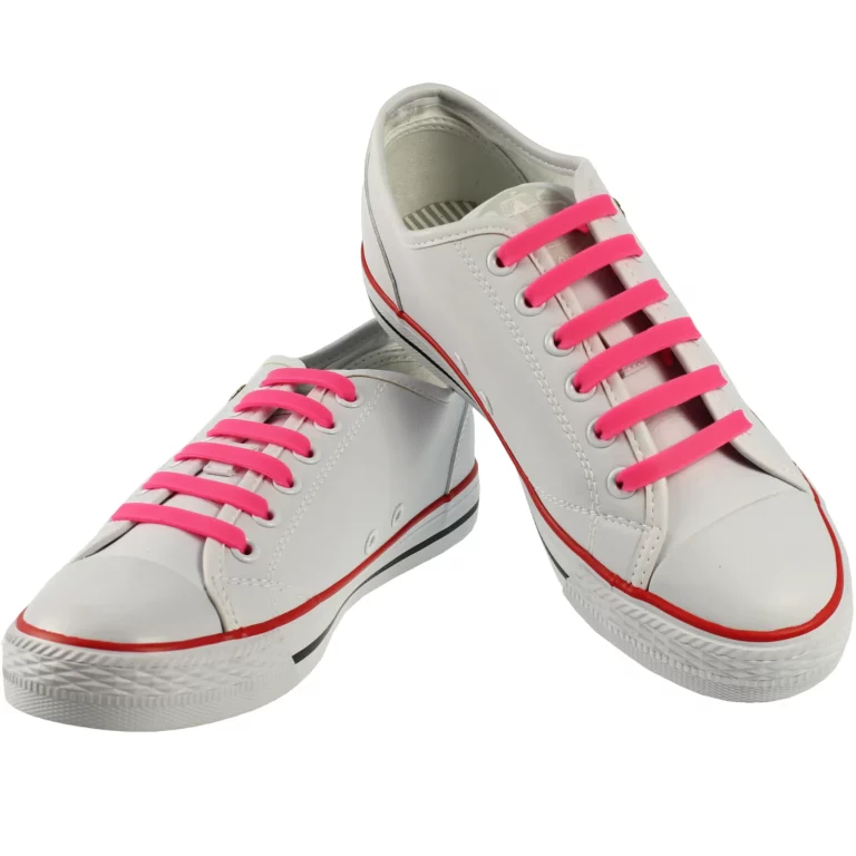 Pink Elastic self-tying Easy Laces