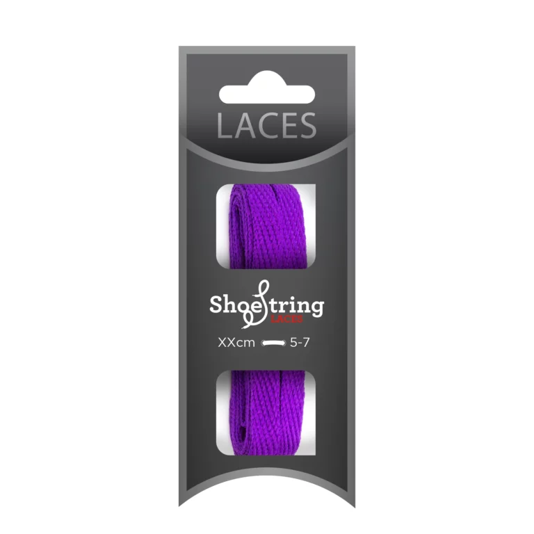 Purple American Flat Laces – 120cm