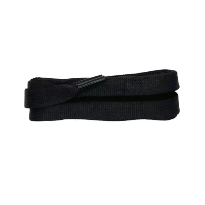 Black McQueen Style Flat Laces - 120cm