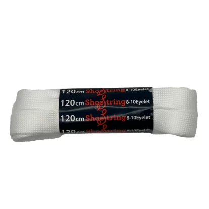 White McQueen Style Flat Laces – 120cm