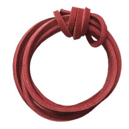 Red 120cm Leather Laces