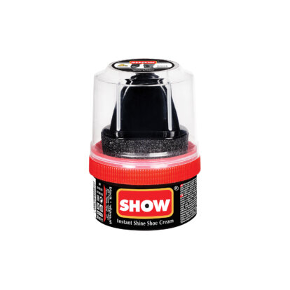 Show Black Instant Shine Wax Polish Shoe Cream