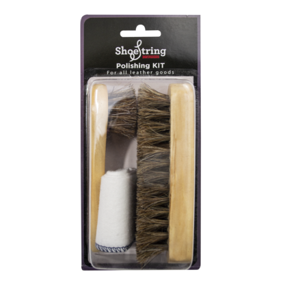 Shoe String Brushes Brush Set (2 brushes and cloth)