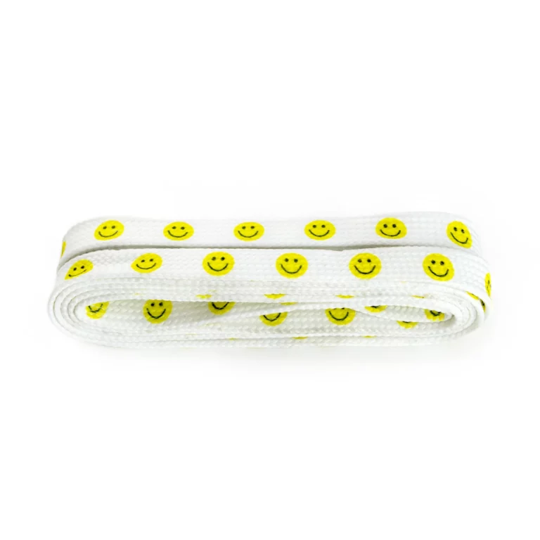 Fashion Yellow Smiley Faces Laces