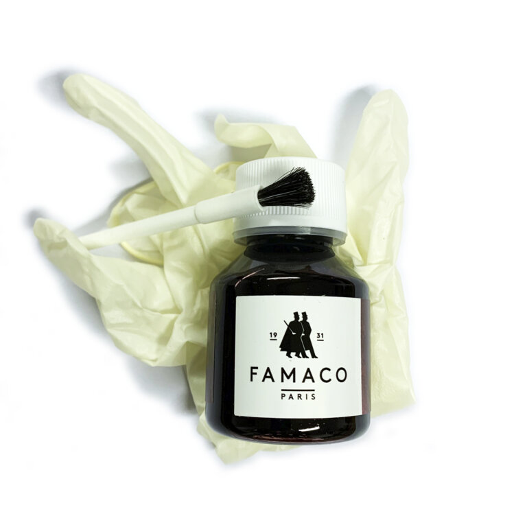 Famaco Yellow Leather, Suede & Nubuck Permanent Dye Kit 50ml