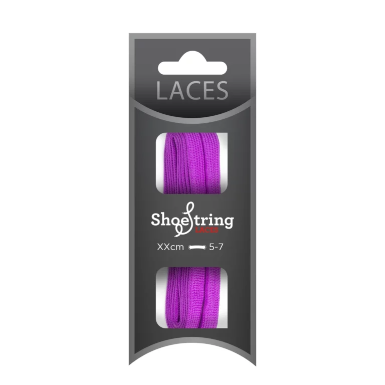 Vivid Purple Flat Laces