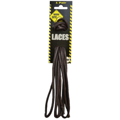 Brown Wax Worksite Laces 150cm