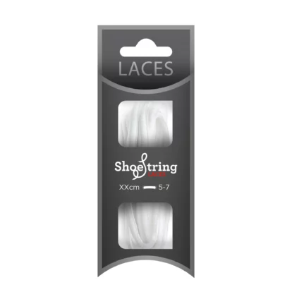 White Oval Sport Laces