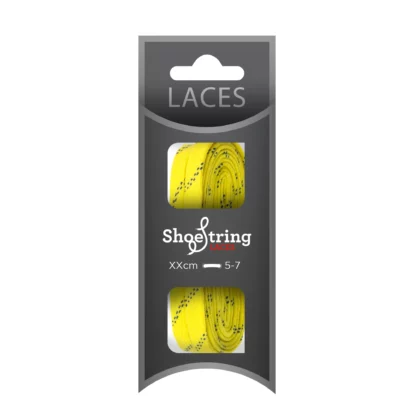 Yellow Flat Skate Laces