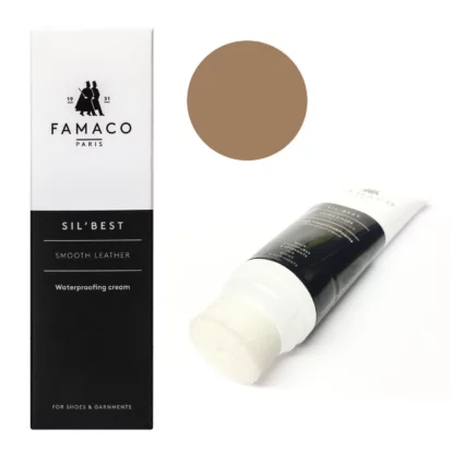 Famaco Beige Cuir Sil Best Wax Cream Polish 75ml