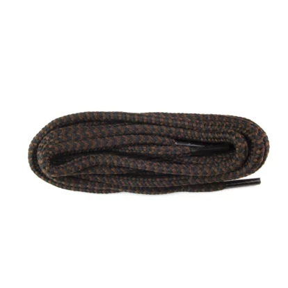 Hiking Black/Brown Dog Tooth Laces - 150cm