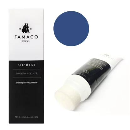 Famaco Blue Electric Sil Best Wax Cream Polish 75ml