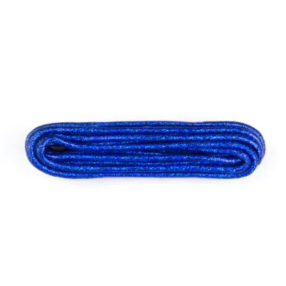 Glitter Blue Round Laces - 140cm