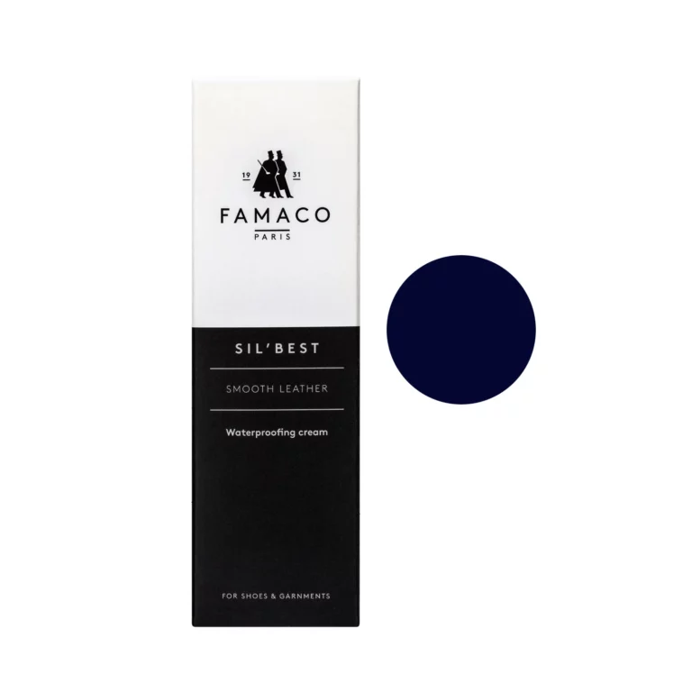 Famaco Blue Marine (Ocean) Sil Best Wax Cream Polish 75ml