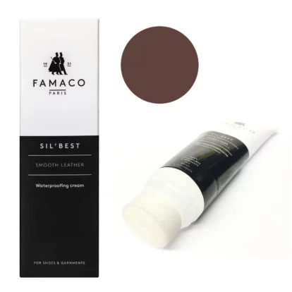 Famaco Brown Bourbon Sil Best Wax Cream Polish 75ml