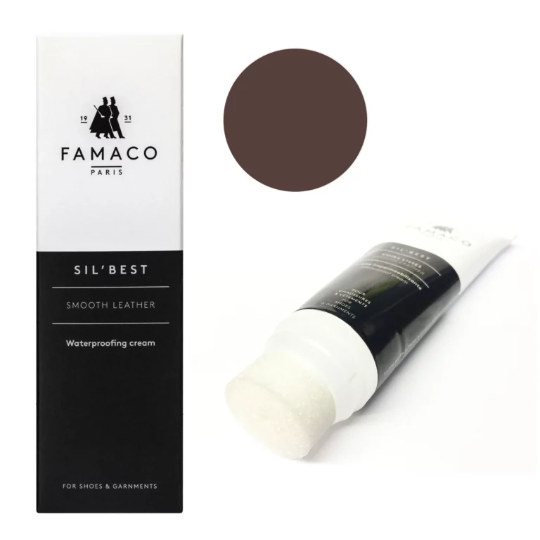 Famaco Brown Brun Sil Best Wax Cream Polish 75ml