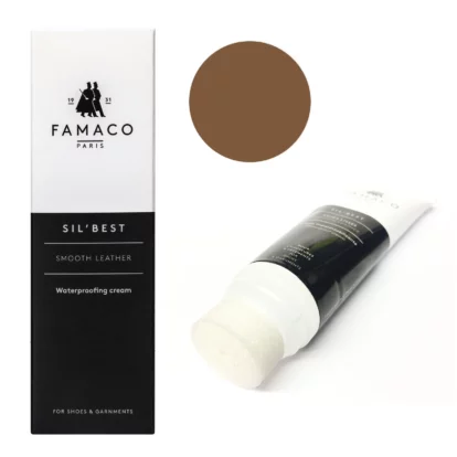 Famaco Brown London Clair Sil Best Wax Cream Polish 75ml