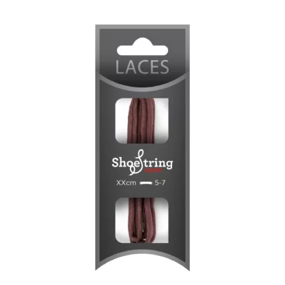 Burgundy Chunky Wax Laces – 90cm