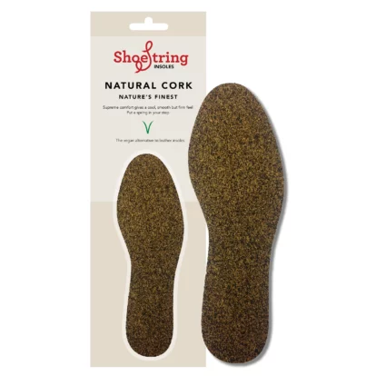 ShoeString Cork Ladies & Gents Insoles