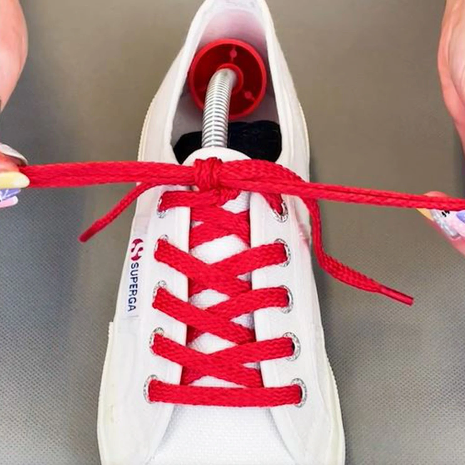 How To Tie a ShoeString Double Bow - Shoe String Laces