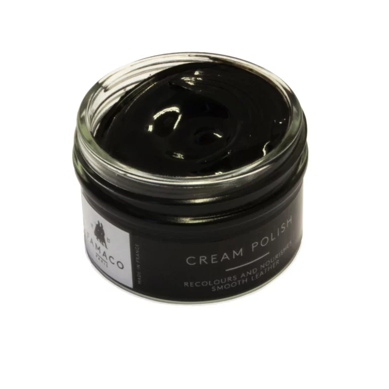 Black Cream Polish 50ml & Dauber Brush