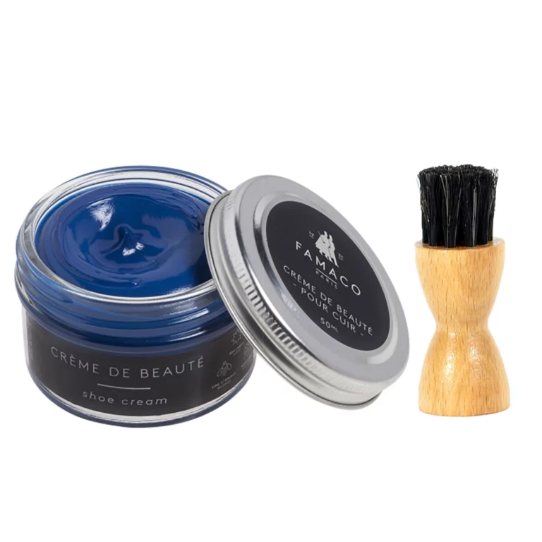 Blue Electric Cream Polish 50ml & Dauber Brush