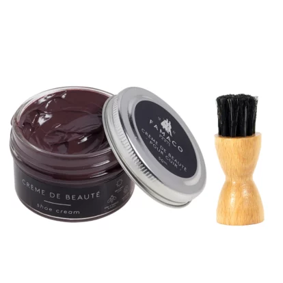 Brown Gold Cream Polish 50ml & Dauber Brush