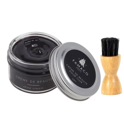 Brown Marron Fonce Cream Polish 50ml & Dauber Brush